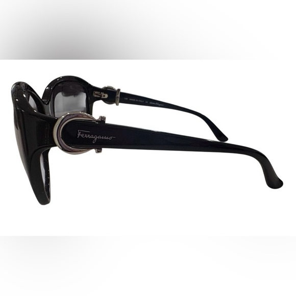 Salvatore Ferragamo Black Sunglasses - Picture 7 of 10